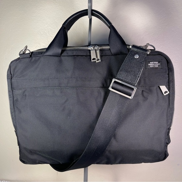 Jack Spade Warren Street New York Canvas Laptop/briefcase - Picture 1 of 16
